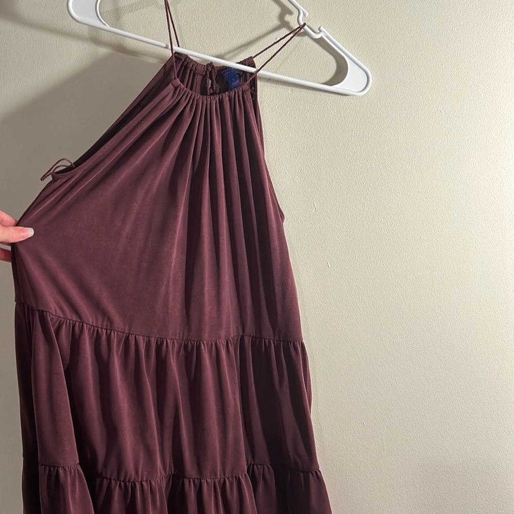 Flowy maroon Aeropostale dress size small